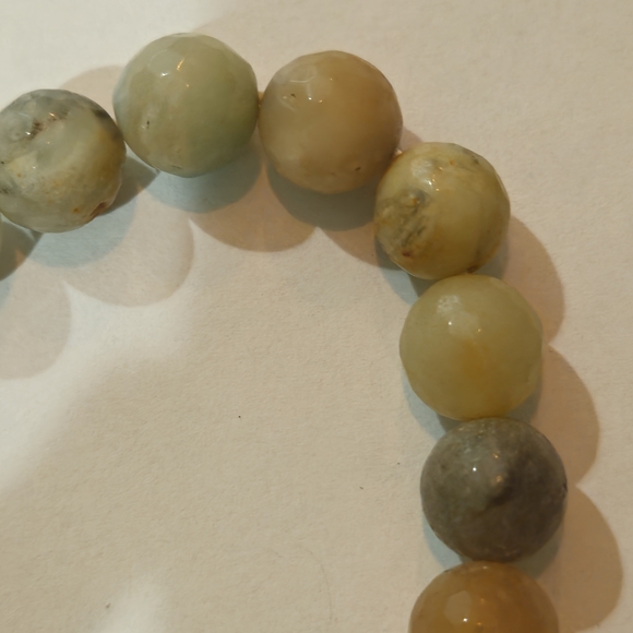 NEW Anthropologie Stone Turtle Bracelet Multicolor Gold Crystals Summer Vacation - Picture 4 of 6